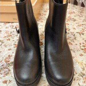 Cole Haan Black Leather Boots